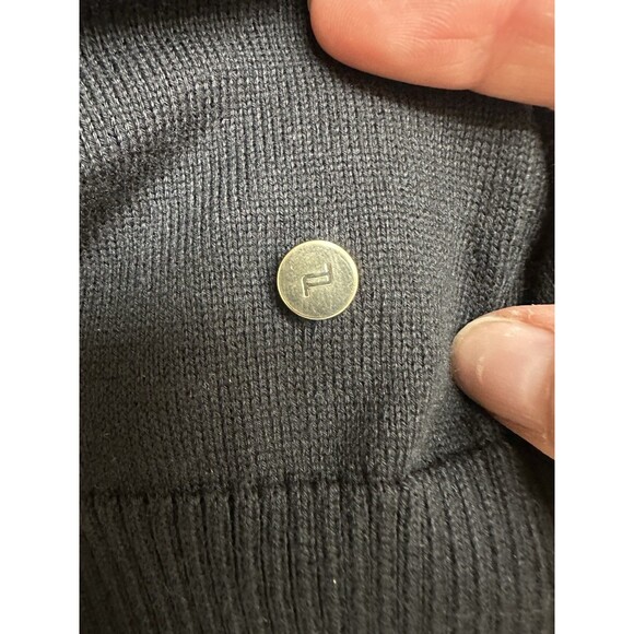 NWT Porsche Design Sweater Women's XS Black Short Sleeve Made In Italy NEW - Picture 5 of 7